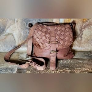 Civico93 Leather crossbody bag made in italy